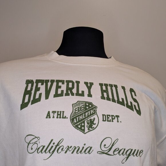 NWT Oversized "Beverly Hills" Sweatshirt - Women sz M - Picture 3 of 7